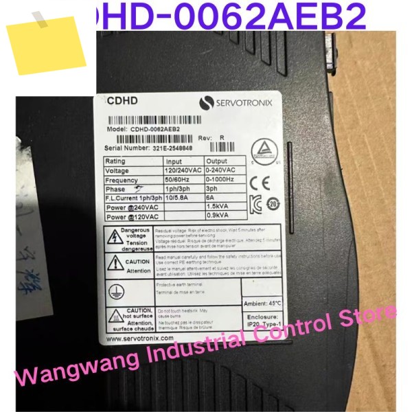 중고 테스트 OK, CDHD-0062AEB2 서보 드라이브 제품 이미지
