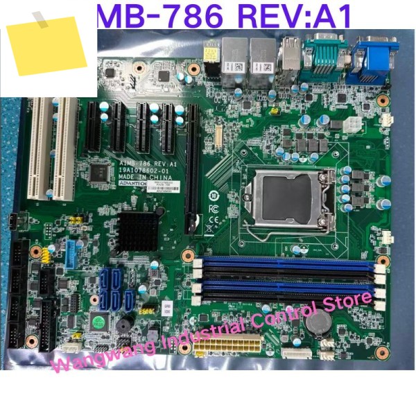 중고 테스트 OK, AIMB-786 REV: A1 듀얼 포트 산업용 제어 마더보드 제품 이미지
