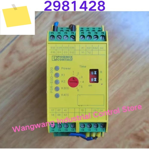 중고 테스트 OK, 안전 릴레이 PSR-ESD 300 주문 번호 2981428 PSR-SCP-24DCESD5X11X2300 제품 이미지