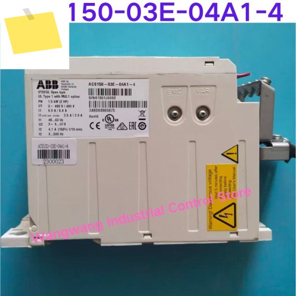 중고 테스트 OK, ABB 주파수 변환기 ACS150-03E-04A1-4 1.5kw 제품 이미지