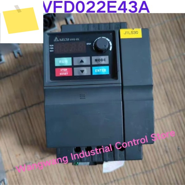 중고 테스트 OK, VFD022E43A 주파수 변환기, 2.2KW, 380V 제품 이미지