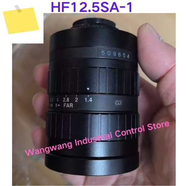 중고 테스트 OK, HF12.5SA-1 12.5mm1:1.4 고화질 산업용 CCD 렌즈 제품 이미지