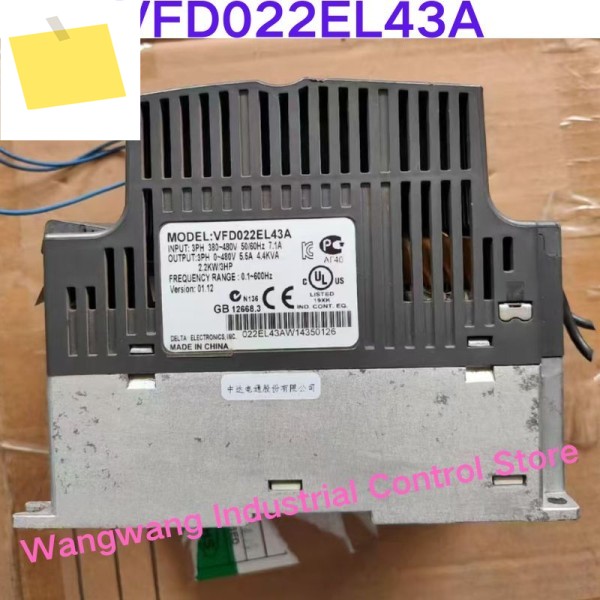 중고 테스트 OK, VFD022EL43A 주파수 변환기 제품 이미지