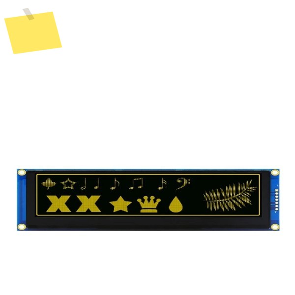 5.5인치 OLED 모듈 디스플레이 25664 7핀 Ssd1322 노란색 SPI 공장 직판 제품 이미지