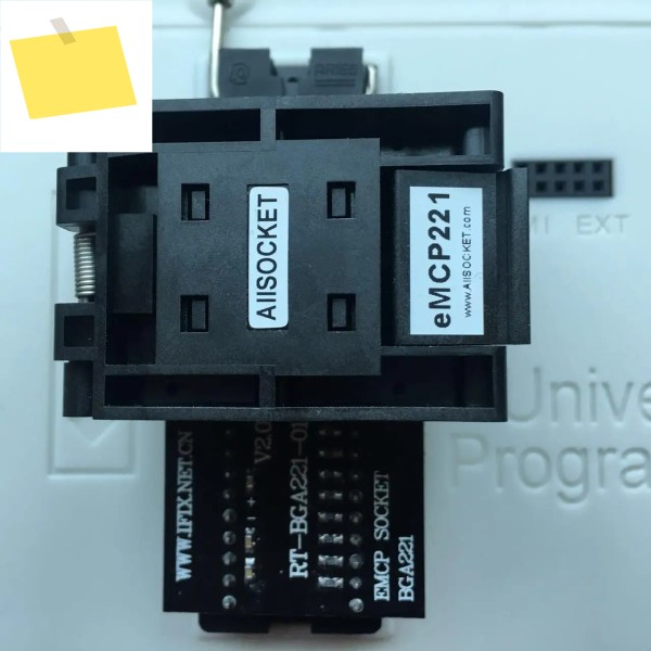 RT809HSE 홀더 BGA221 EMMC 바운스 시트 어댑터 읽기 및 쓰기 카드 제품 이미지