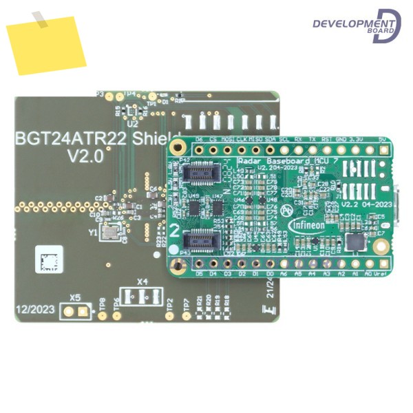 DEMOBGT24ATR22DPATOBO1 Infineon 24GHz 레이더 센서 개발 보드 제품 이미지