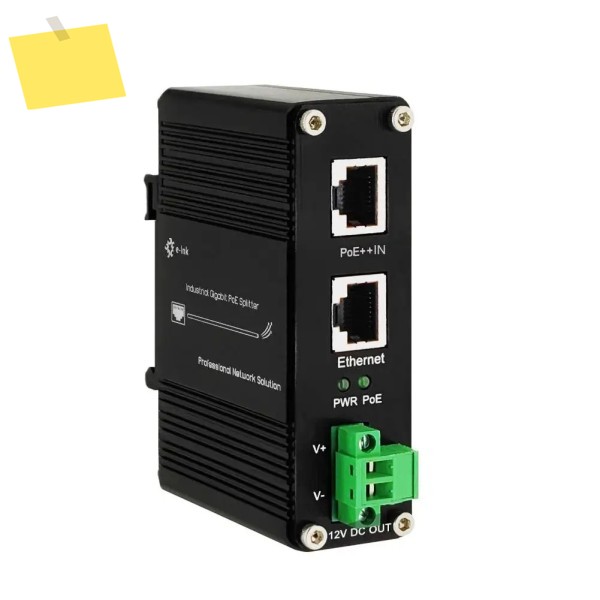오프 보드 POE 전원 ATBT 30W90W 산업용 등급 기가비트 지원 5V-36VDC 레일 장착 설치 제품 이미지