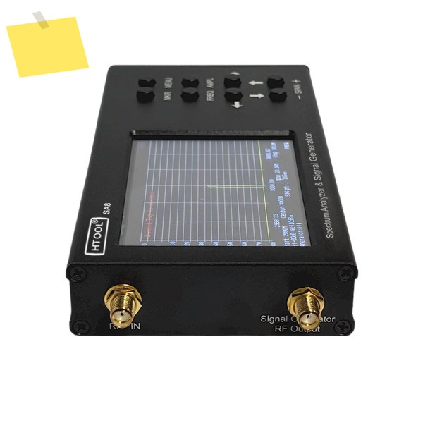 HTOOL-SA8 스펙트럼 분석기, 중국어, 러시아어 버전, 35MHz-6.2G 내장 신호 소스, 무선 주파수 측정기 제품 이미지