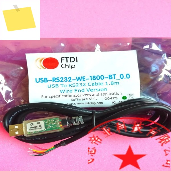 USB-RS232-WE-1800-BT_0.0 FTDI 1394 데이터 케이블 USB - RS232 1.8 제품 이미지