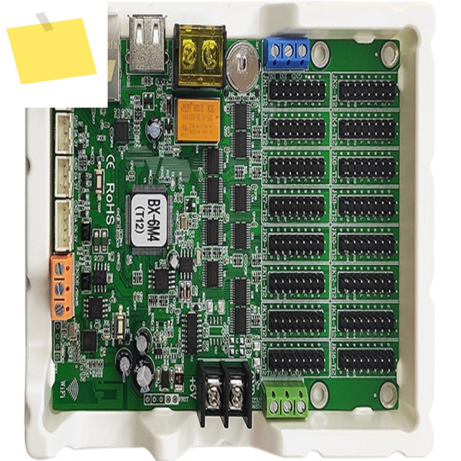 LED 전자 디스플레이 단일 및 이중 색상 BX-6M4P-T12 네트워크 + RS232 RS485 다중 구역 텍스트 이미지 제품 이미지