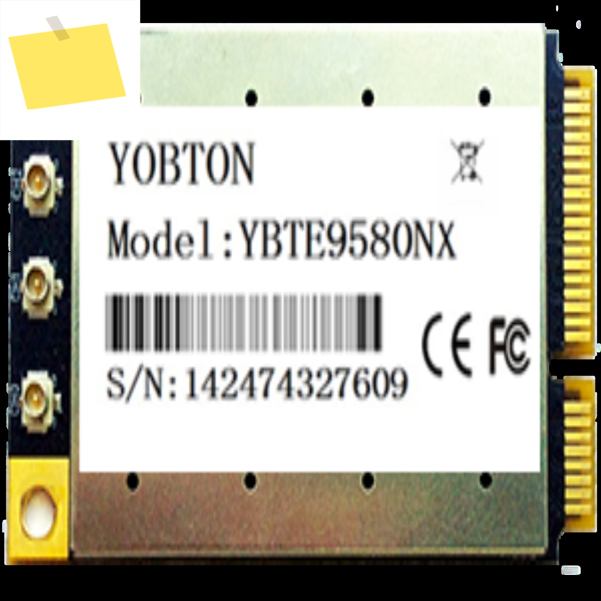 AR9590AR9580 무선 네트워크 카드 wifi 모듈 11N 듀얼 밴드 33miniPCIe 고전력 450M 제품 이미지