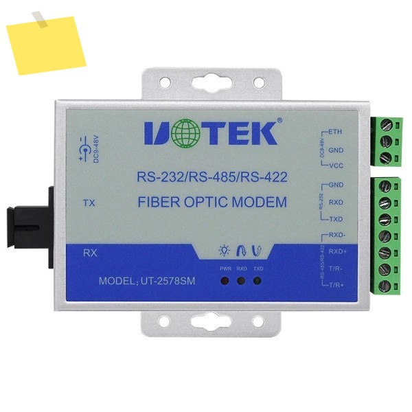 RS232485422 단일 모드 광섬유 변환기 UT-2578SM 제품 이미지