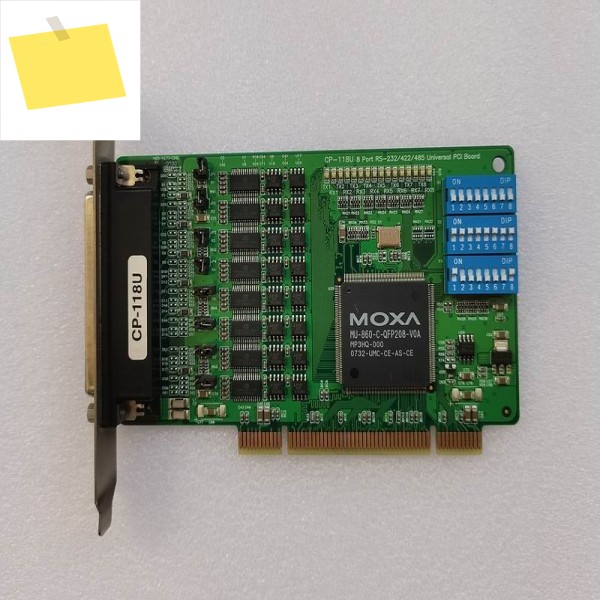 MOXA CP-118U 8포트 RS232422485 PCI 산업용 등급 다중 직렬 카드 제품 이미지