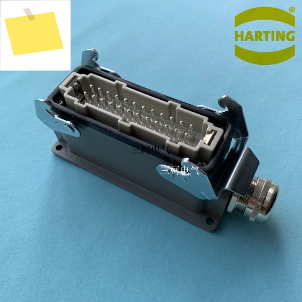 09330242601 HARTING 24핀 수 코어 표면 실장 헤비듀티 커넥터 HE-024-M 제품 이미지