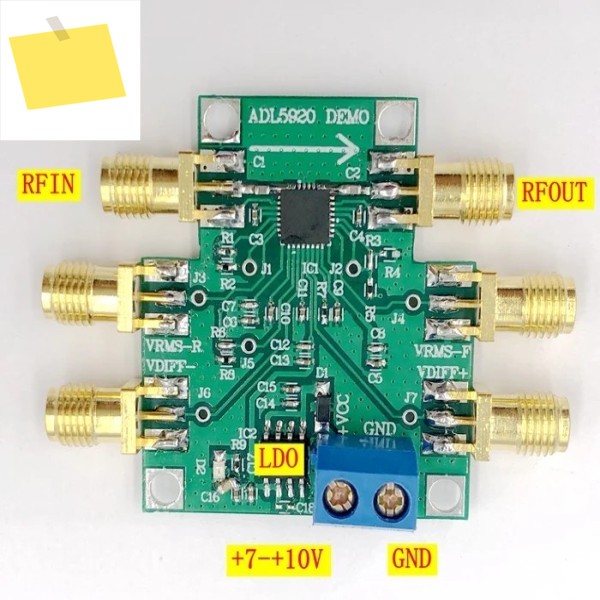 ADL5920 9 KHz~7 GHz 양방향 RMS 및 VSWR 감지기 모듈 제품 이미지