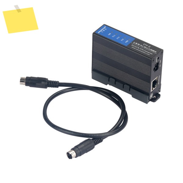 AMSAMOTION ETH-Q-2P 네트워크 포트 통신 확장Q0002 시리즈 PLC와 호환되는 이더넷 모듈 제품 이미지