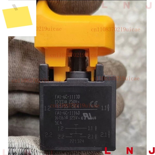 JIABEN FA1-6C-1113D 250V13A125V16A 트리거 스위치에 사용되는 1개 부품 # V4HT CH 제품 이미지