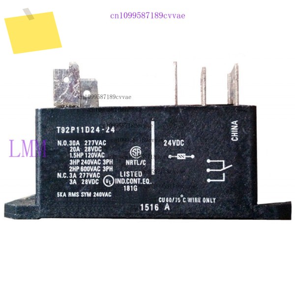 1PC T92P11D24-24 24VDC 전자기 릴레이 30A 8핀 제품 이미지