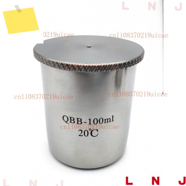 QBB 100ml 스테인리스 스틸 페인트 밀도컵 비중컵 제품 이미지