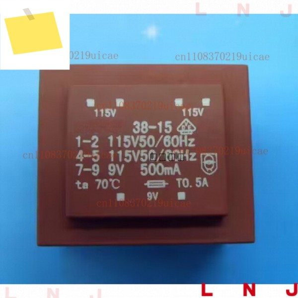 1PCS 신품 에폭시 포팅 변압기 도란스 4.5VA EI3813.6 2115V9V VTC DB38-15용 제품 이미지