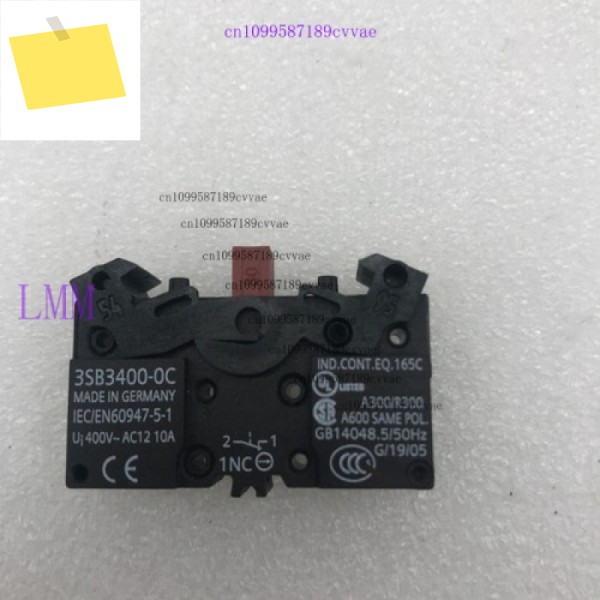 Siemens 3SB3400-0C 푸시버튼 스위치 보조 접점 1NC용 1PCS 제품 이미지