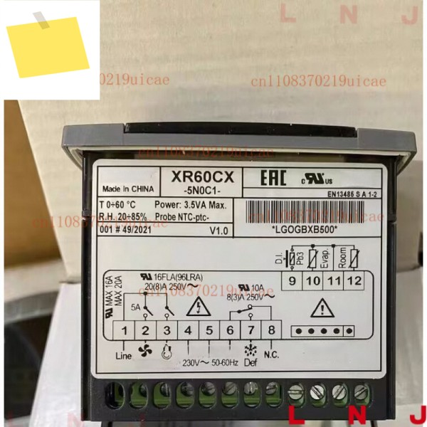 Dixell Xr60C 온도 조절기 XR60C-5N0C1용 새 제품 1개 # T8271 YS yh 제품 이미지