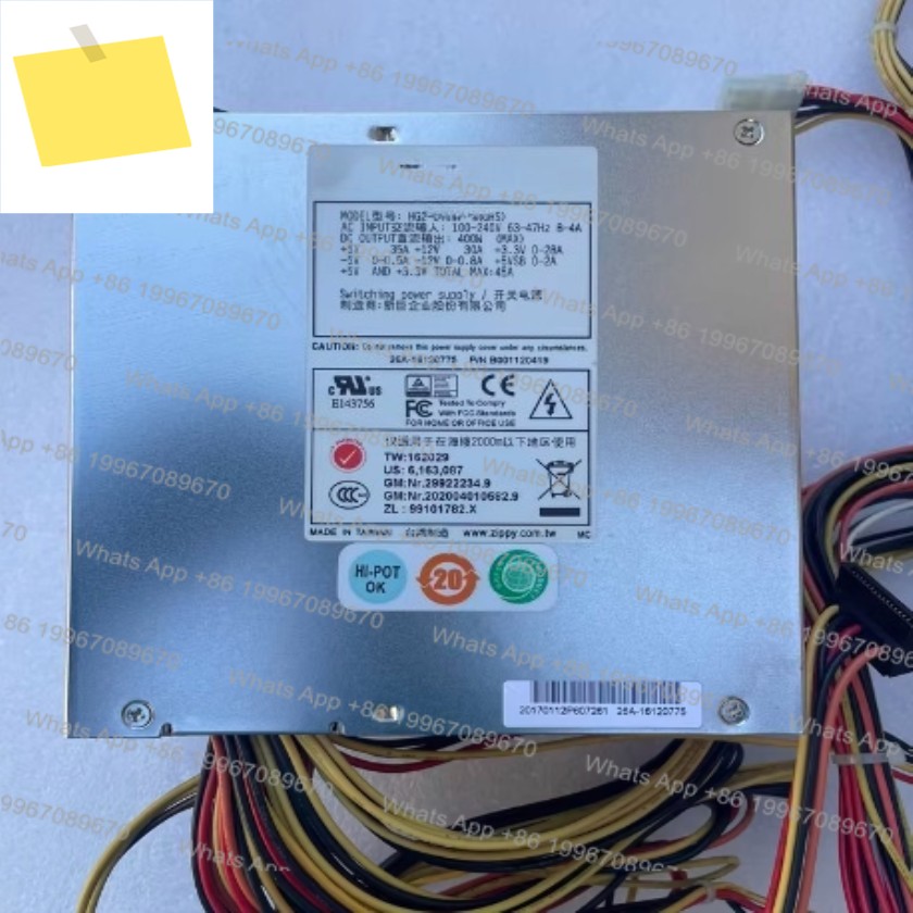 중고 HG2-6400P 전원 공급 장치, 정격 400W 제품 이미지