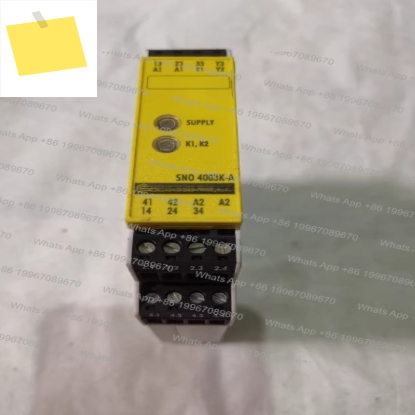 Second-hand safety relay, model SNO 4003K-A, fully functional 제품 이미지