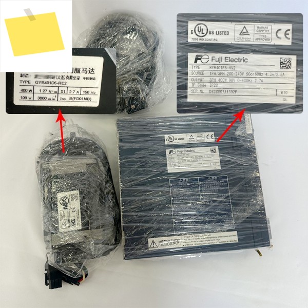 기존 드라이버 모터 조합 RYH401F5-VV2 400W 테스트 OK 제품 이미지