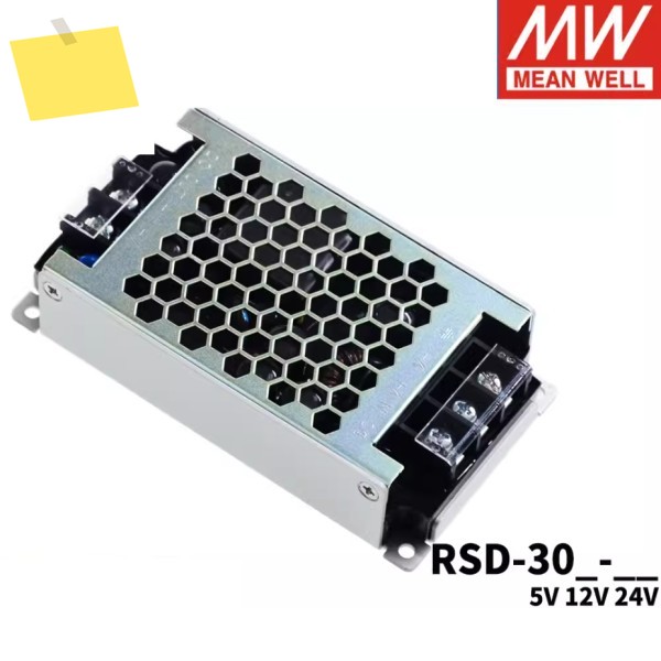 MEAN WELL 안정적인 철도 DC-DC 컨버터 RSD-30L-3.3, 18 ~ 72VDC 에서 3.3V 5V 30W 제품 이미지