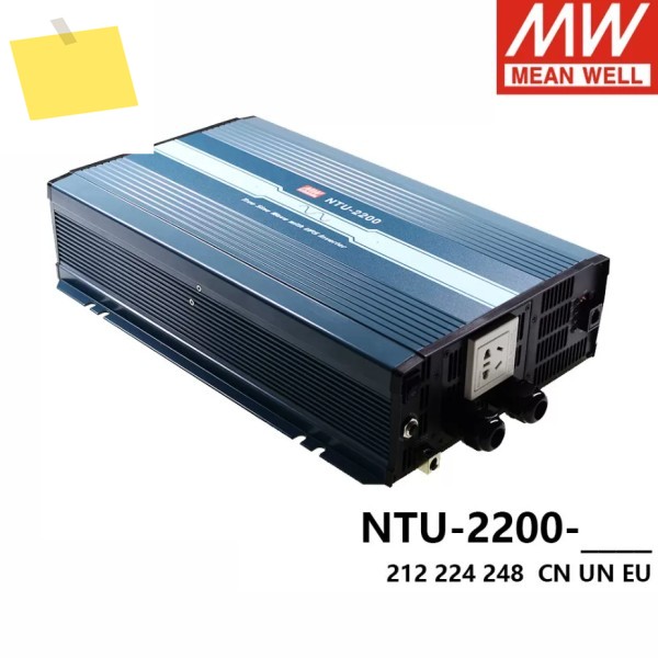 MEAN WELL 2200W 고신뢰성 트루 사인파 UPS DC-AC 전력 인버터 NTU-2200-112UN 제품 이미지
