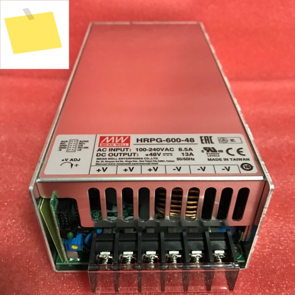 MEAN WELL 600W 단일 출력 PFC 기능 탑재 HRPG-600-7.5 HRPG 제품 이미지