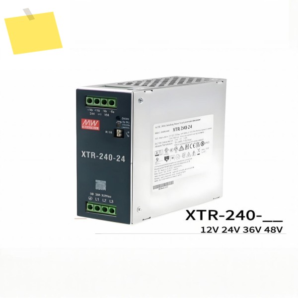 MEAN WELL 240W ACDC 3 입력 초슬림 산업용 DIN 레일 전원 공급 장치 XTR-240-12 제품 이미지