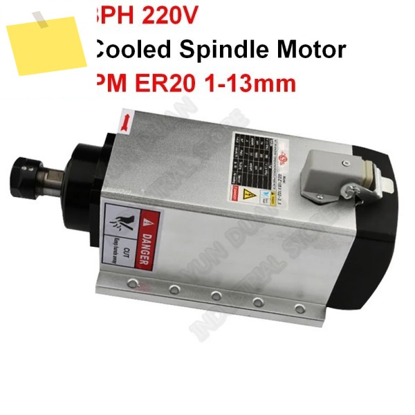 CNC 타각기 라우터 목재용 공랭식 장착 플랜지 브래킷, Changsheng 3.5KW, 5HP, 220V ER20, 1-13mm AC 스핀들 모터 제품 이미지