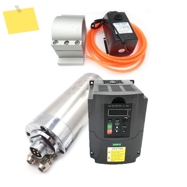 220v 3.7Kw 3700W 100mm 스핀들 모터 ER20 4kw 인버터 VFD 75W 워터 펌프 키트 CNC 조각용 24000rpm 제품 이미지
