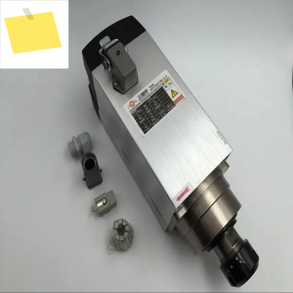 공랭식 스핀들 모터, CNC 타각기 라우터 목공용 고정밀 세라믹 베어링, 4.5KW, 6HP ER32, 220V, 4 개 제품 이미지