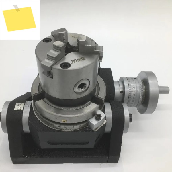 회전 테이블 인덱싱 플레이트 및 밀링 드릴링 머신용 척, 각도 조절 가능, 0-90 틸팅, 150mm, 6 인치, 3 제품 이미지