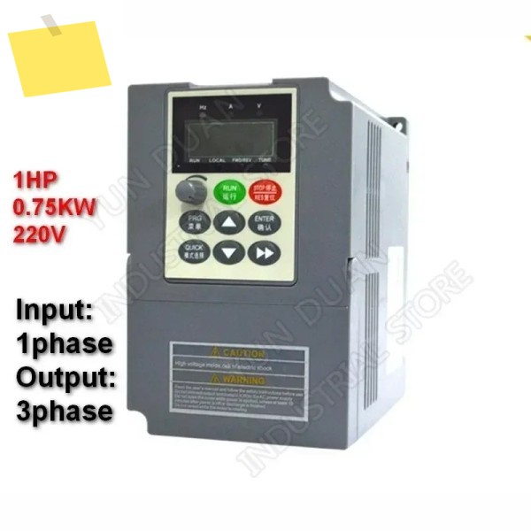 단상 입력 벡터 VFD 3 출력 PID 범용 주파수 변환기 CE, CNC 라우터 스핀들 선풍기, 1HP, 0.75KW, 220V, 4A 제품 이미지