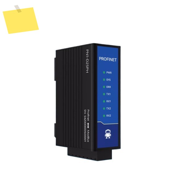 프로피넷에서 모드버스 RTU PN 프로토콜 변환 통신 모듈 RS485RS422 듀얼 이더넷 포트 PN1-D25PH 제품 이미지
