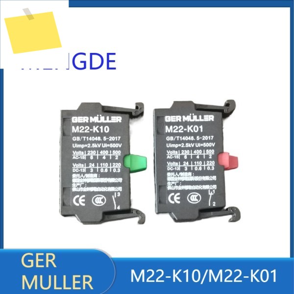 10PCS GER MULLER M22-K10 접촉 모듈 상시 개방 또는 폐쇄 제품 이미지