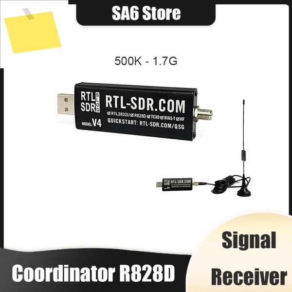 SDR-V4 블로그 RTL V4 R828D 1PPM TCXO SMA 다목적 안테나가 있는 소프트웨어 정의 라디오 제품 이미지