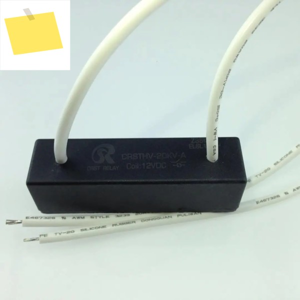 CRSTHV-20KV-A NO 12VDC 고전압 건식 스프링 릴레이리드 30CM 포함 방전 스위치 제품 이미지