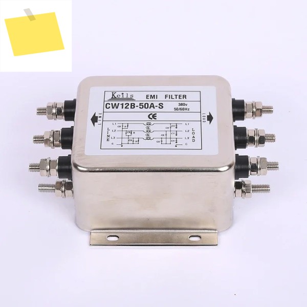 삼상 34선 380V AC 전원 공급 장치 EMI 필터 서보 인버터 간섭 방지 CW12B-60A-S 제품 이미지