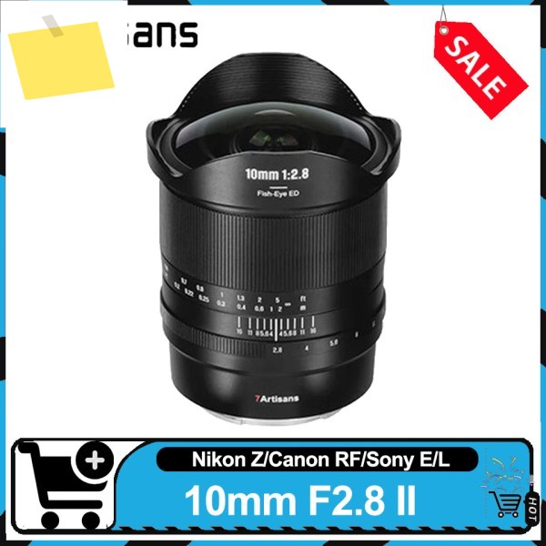 7artisans 10mm F2.8 II 풀프레임 초광각 어안렌즈 니콘 Z, 캐논 RF, 소니 E 호환 제품 이미지