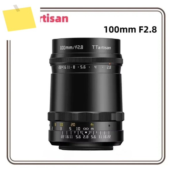 TTArtisan 100mm F2.8 MF 풀프레임 비눗방울 보케 카메라 렌즈 M42 마운트, 소니 E, 후지필름 XF, 니콘 Z, 라이카 호환 제품 이미지