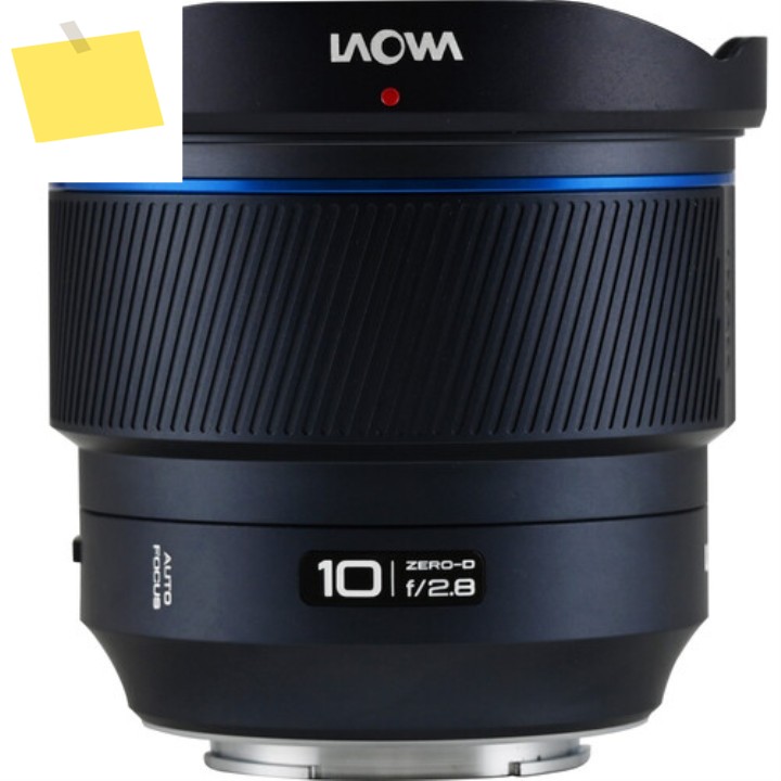 비너스 옵틱스 라오와 10mm f2.8 제로-D FF 자동 초점 렌즈 풀프레임 빠르고 가벼운 광각 제품 이미지