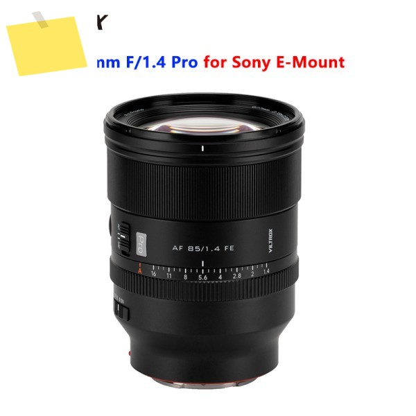 VILTROX 85mm F1.4 프로 대구경 렌즈 자동 초점 풀프레임 미러리스 카메라 소니 E 마운트 A7 ZVE1 A9용 제품 이미지