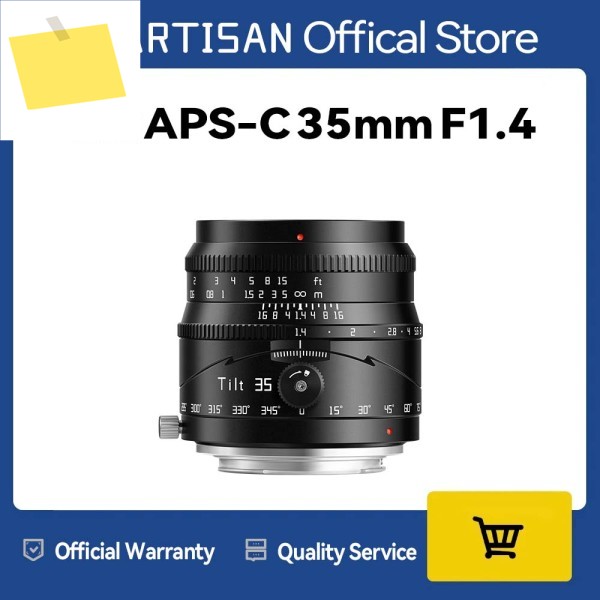 TTArtisan 틸트 APS-C 35mm F1.4 대구경 E X Z RF M43 소니 zve10 후지 XT5 니콘 ZFC 캐논 R7 파나소닉 G9 디지털 카메라용 제품 이미지