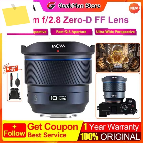 Laowa 10mm f2.8 풀프레임 광각 렌즈 제로-D FF 자동 초점 소니 E 니콘 Z 카메라용 제품 이미지