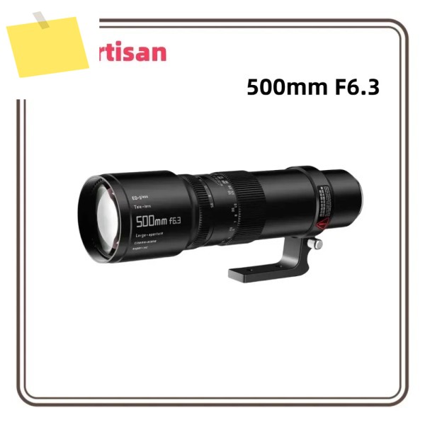 TTArtisan 500mm F6.3 풀프레임 대구경 망원 렌즈 후지, 소니 E, GFX, Z, 캐논 RF L 마운트 카메라용 제품 이미지
